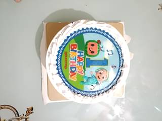 Happy Birthday Cocomelon Cake