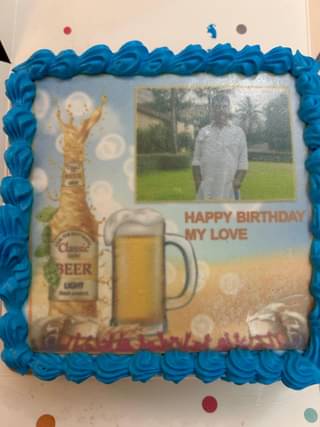 Beers And Cheers Photo Cream Cake