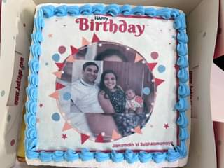 Joyful Photo Birthday Cake