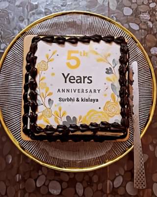 Fifth Anniversary Cake