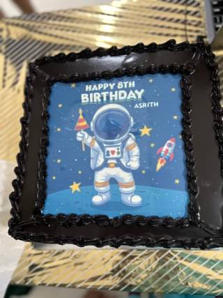 Astronaut Theme Birthday Cake