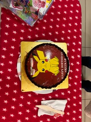 Cutey Pikachu Birthday Cake