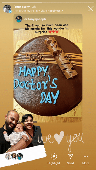 Doctor's Day Truffle Cake