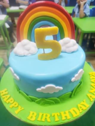 Rainbow Fondant Delight