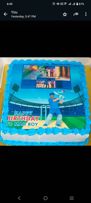 Cricket Fanatic Cake