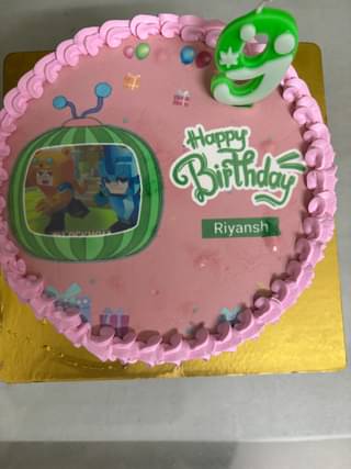 Cocomelon Birthday Cake