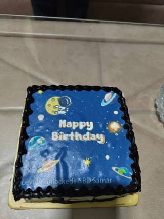 Space Theme Cake