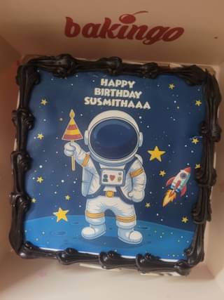 Astronaut Delight Birthday Cake