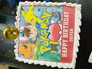 Pokemon Photo Cake