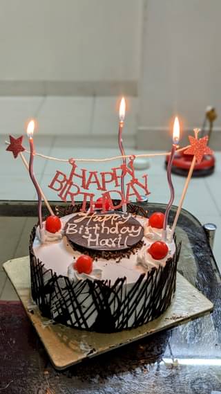 Birthday Star Black Forest Cake