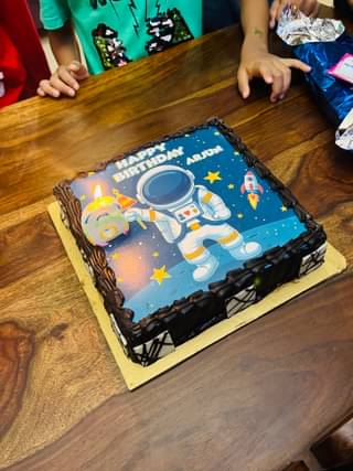 Astronaut Delight Birthday Cake