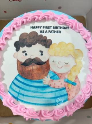 Sweet Moments With Dad Cake