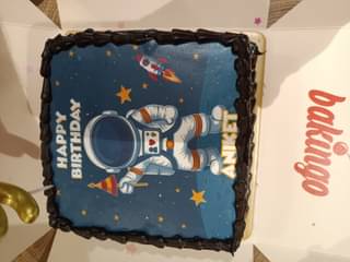 Astronaut Theme Birthday Cake