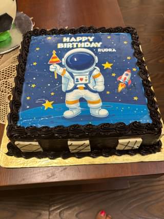 Astronaut Delight Birthday Cake