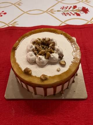 Coffee Walnut Cream Cake