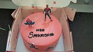 Spiderman Themed  Cake