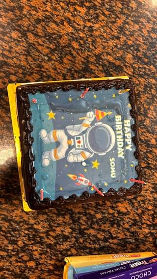 Astronaut Delight Birthday Cake