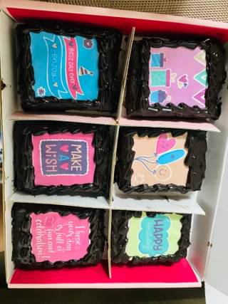 Personalised Bday Brownies