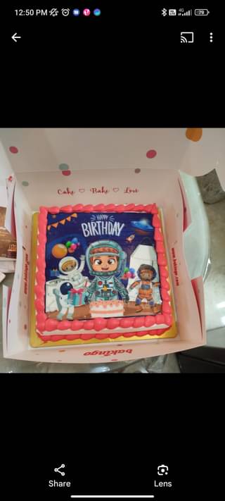  Space Adventure Birthday Cake