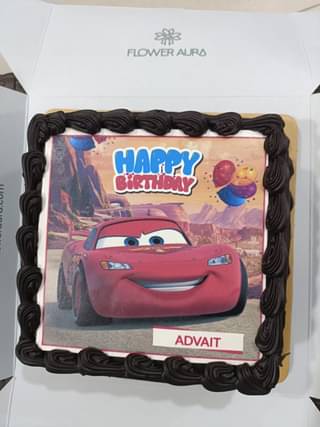 Car Bday Poster Cake