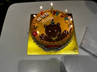 HBD Cutesy Teddy Cream Cake