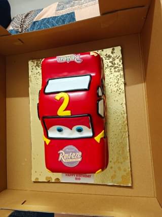 Whimsical Wheels Car Theme Cake