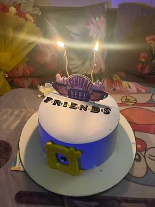 Playful Friends Theme Cake