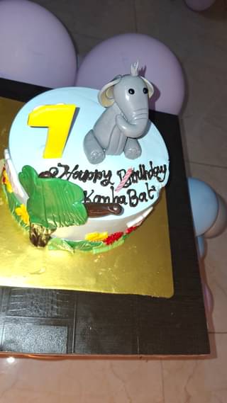 Elephant On Clouds Cake