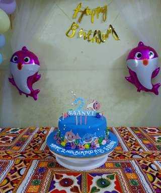 Deep Sea Fondant Cake