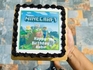 Epic Minecraft Birthday Cake