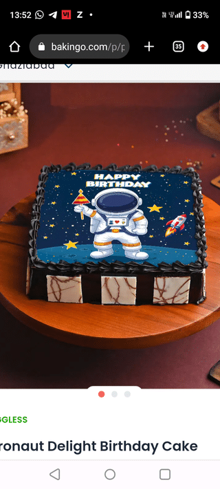 Astronaut Theme Birthday Cake