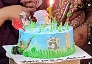 Jungle Paradise Theme Cake