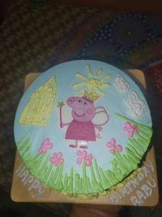 Pretty Peppa Pig Cake