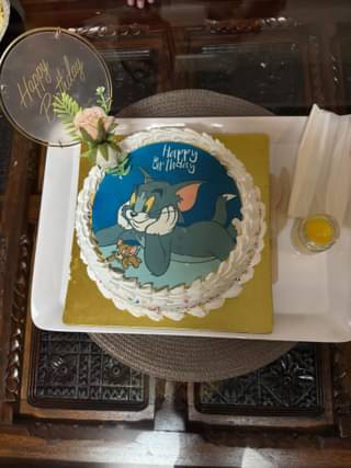 Edible Tom N Jerry Poster Cake