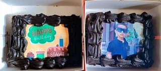 Personalised Two HBD Brownies