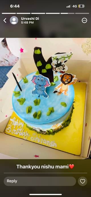 Jungle Paradise Theme Cake