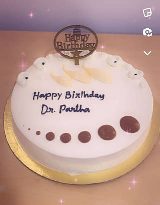 Delightful Butterscotch Birthday Cake