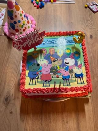 Peppa Birthday Party Cake