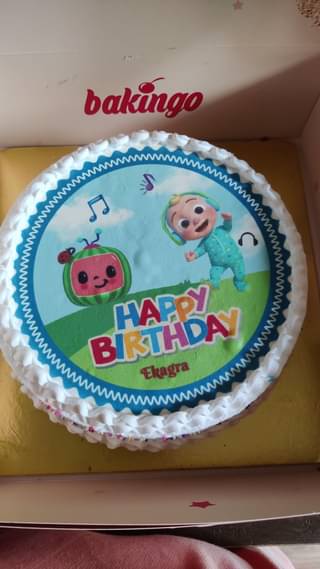 Happy Birthday Cocomelon Cake