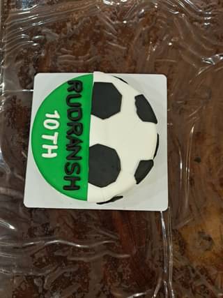 Football N Ground Fondant Cake