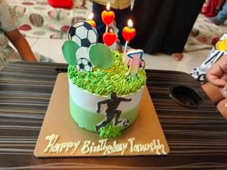 Soccer Theme Cake