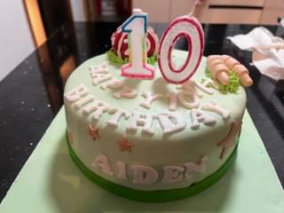 Cricket Field Cream N Fondant Cake