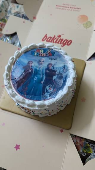 Frozen Poster Cake