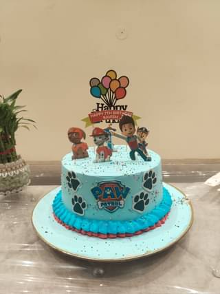 Paw Patrol Familia Theme Cake