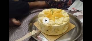 Rasmalai Pista Whipped Cream Cake