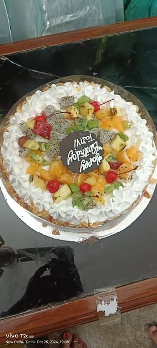 Tropical Fruit n Almond Cake