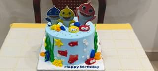 Baby Shark Cute Cake