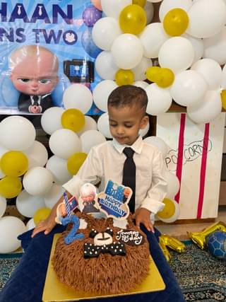 Charming Brown Bear Theme Cake