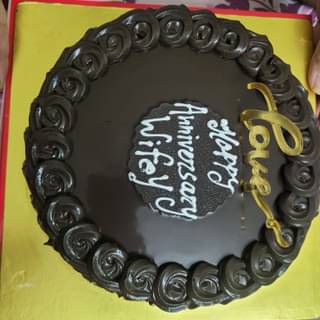 Chocolate Cake With Love Topper