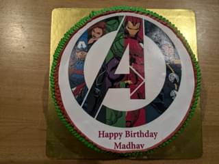 Iconic Avengers Cake